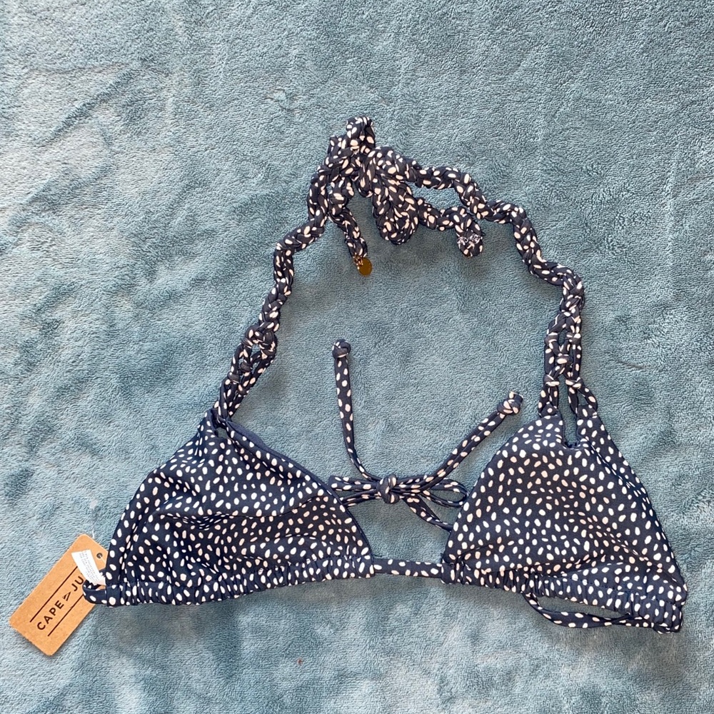 Polka dot bikini top